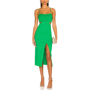H:Ours 'Haydon' Green Ponte Cut Out Dress Size XS